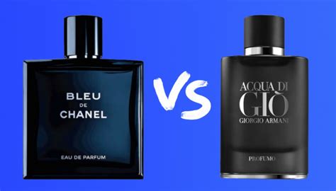 acqua di gio vs bleu de chanel|actif blue vs acqua di gio.